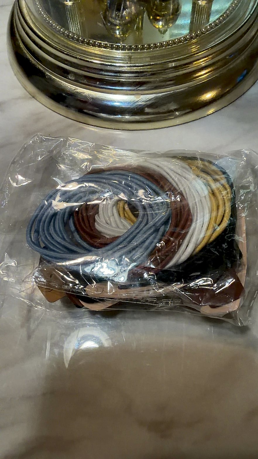 Assorted Snap Hair Clips and Elastic Hair Tie Bundle in Neutral Tones