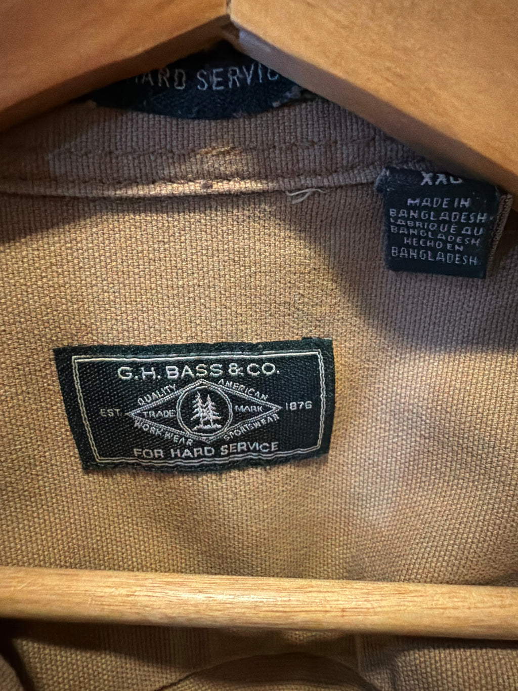 C.E. Schmidt & Co. Men's Tan Cotton Canvas Work Shirt / Overshirt