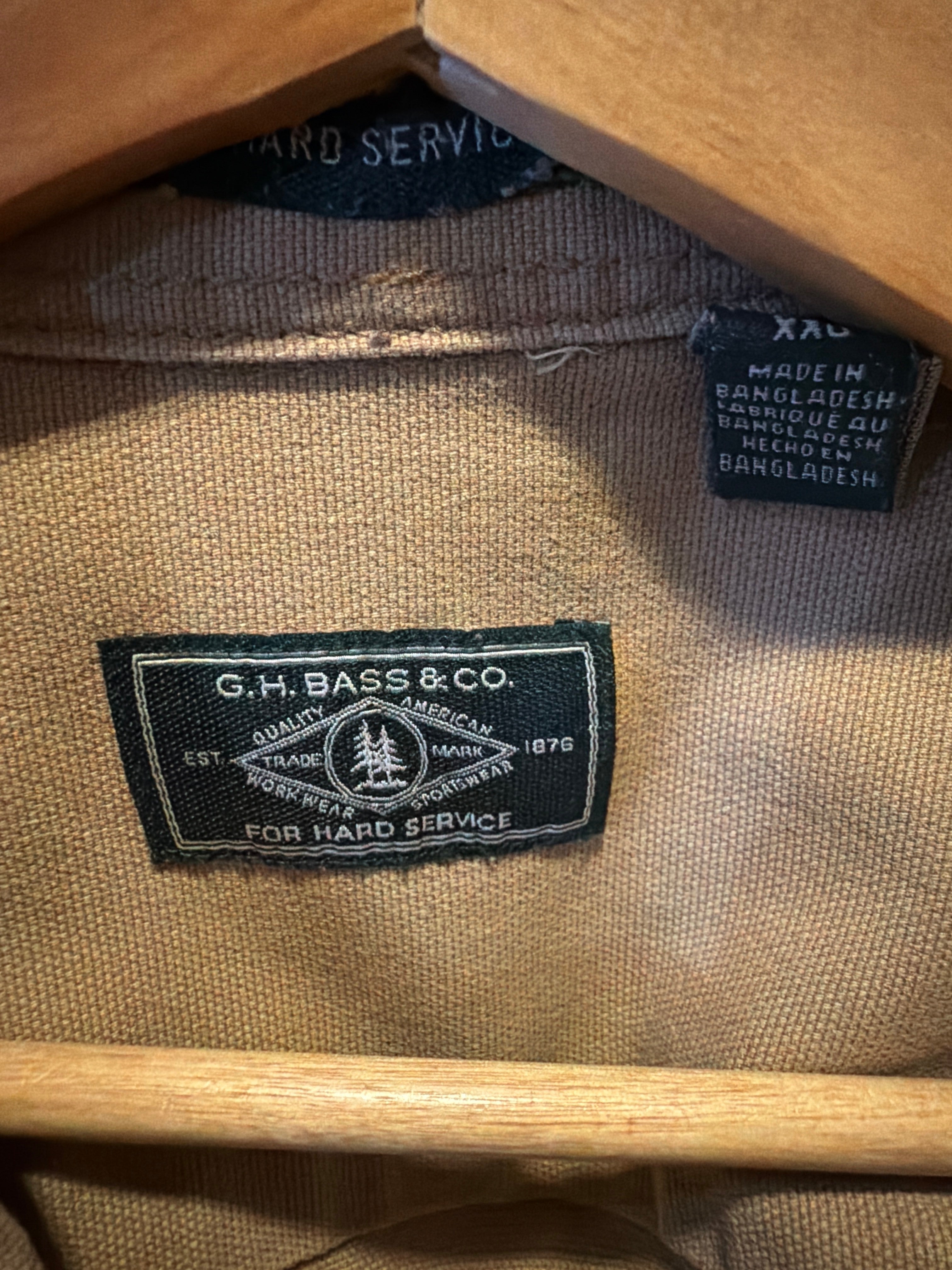 C.E. Schmidt & Co. Men's Tan Cotton Canvas Work Shirt / Overshirt