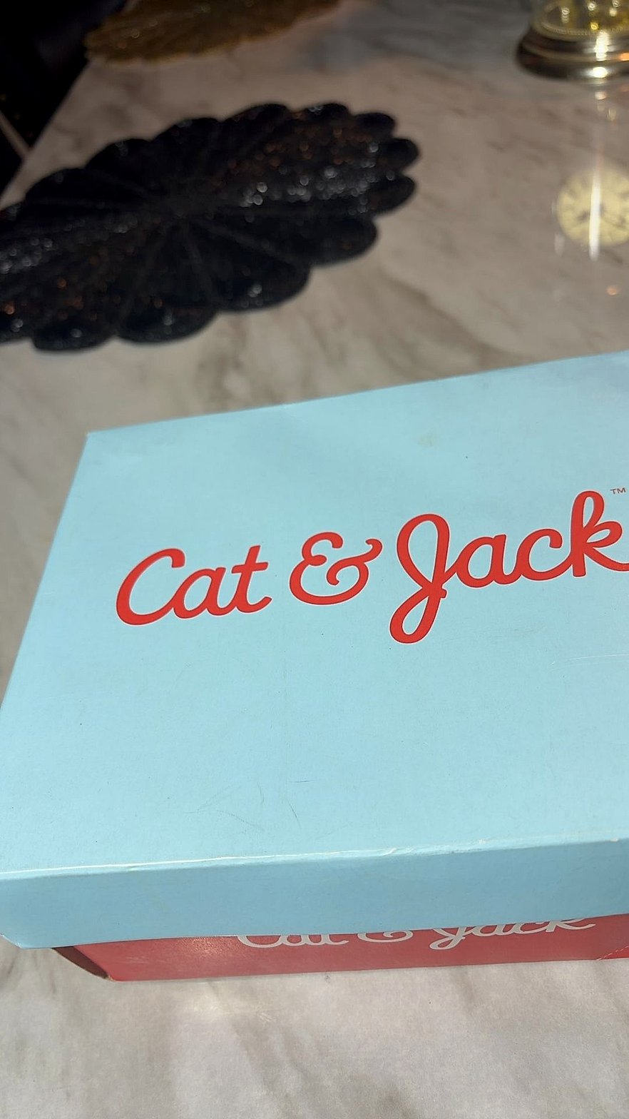 Cat & Jack Toddler Girls' Rainbow Glitter Lace-Up Combat Boots with Side Zip, New in Box