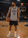 Jordan Brand Georgetown Hoyas #23 Player Basketball Jersey, Grey, Size Large