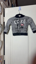 Ecko Unlimited Toddler Boys Full-Zip Hoodie, Gray Crackle Print with Black Hood and Rhino Logo