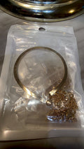Gold-Tone Herringbone Chain Bracelet with Assorted Fine Chains Lot