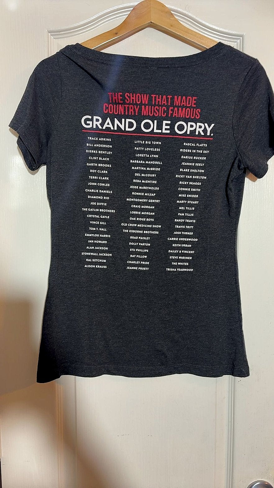 Grand Ole Opry Nashville Rhinestone Graphic T-Shirt, Women's Medium