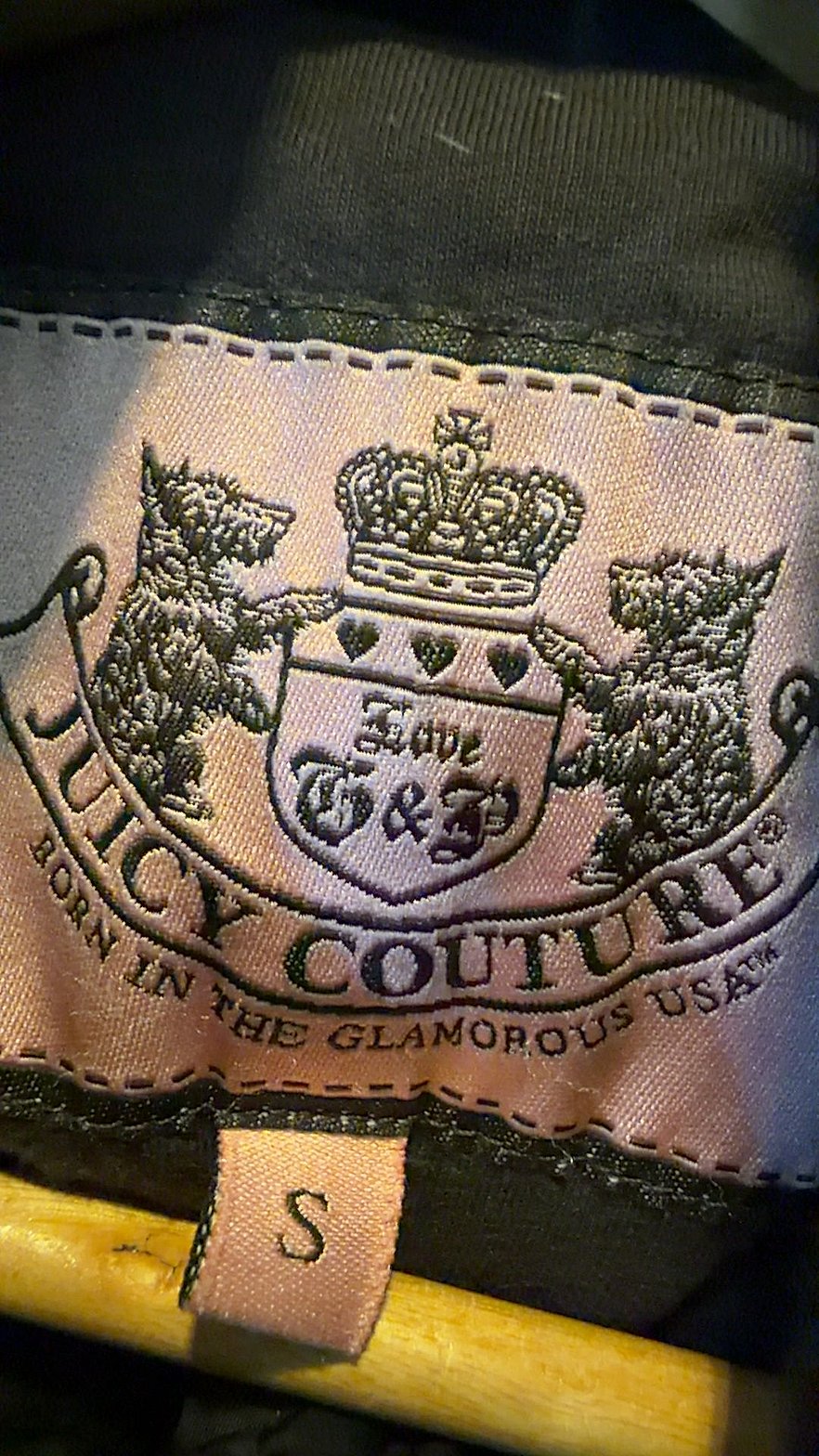 Juicy Couture Women's Black Down Puffer Jacket, Size S