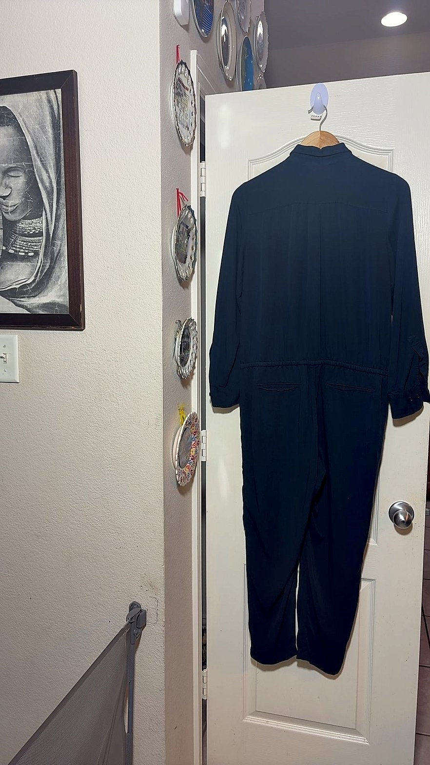 Lauren Ralph Lauren Navy Utility Jumpsuit, Size 2