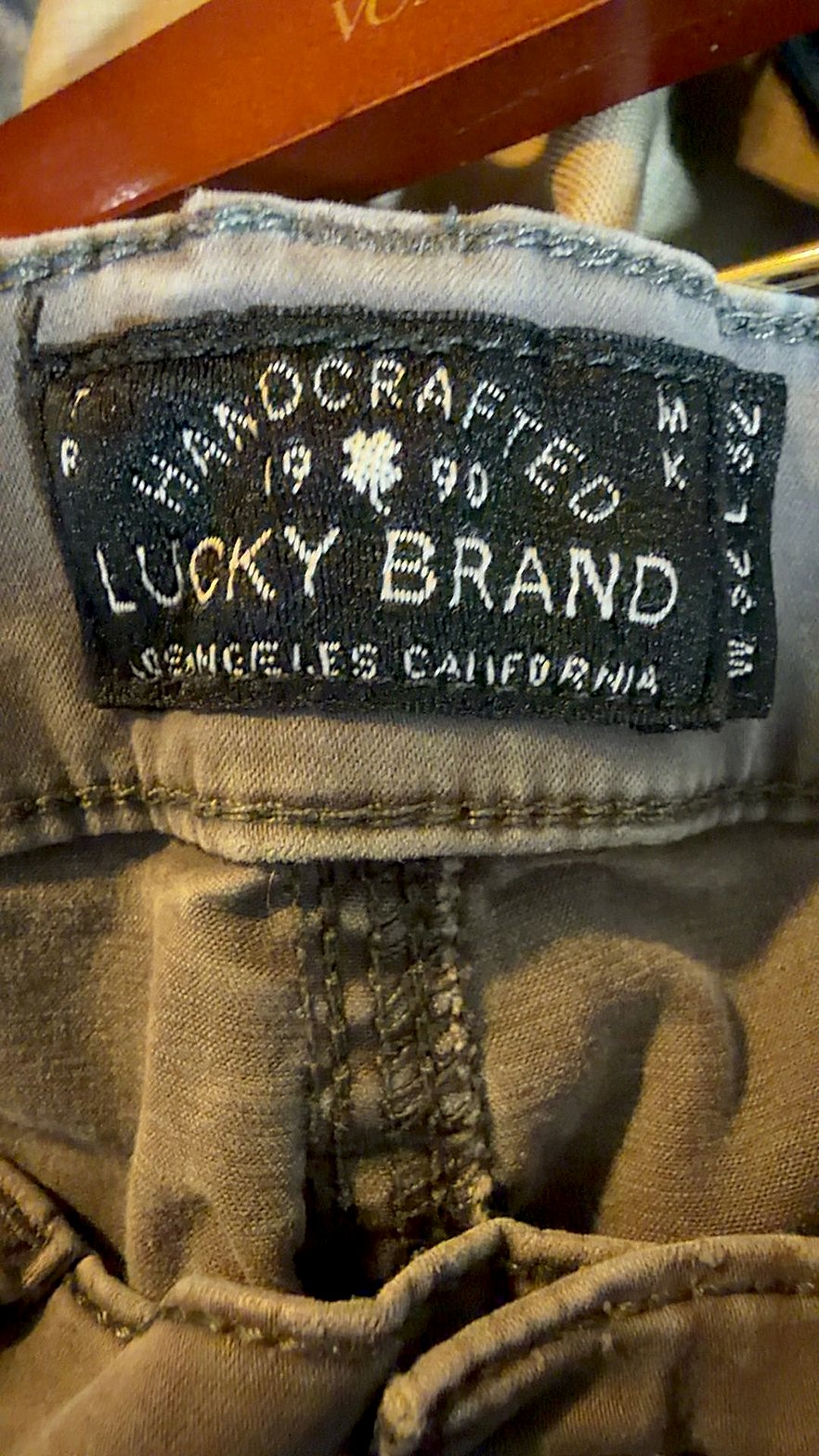 Lucky Brand Men's Gray Slim/Skinny Five-Pocket Jeans, Size 32 x 32