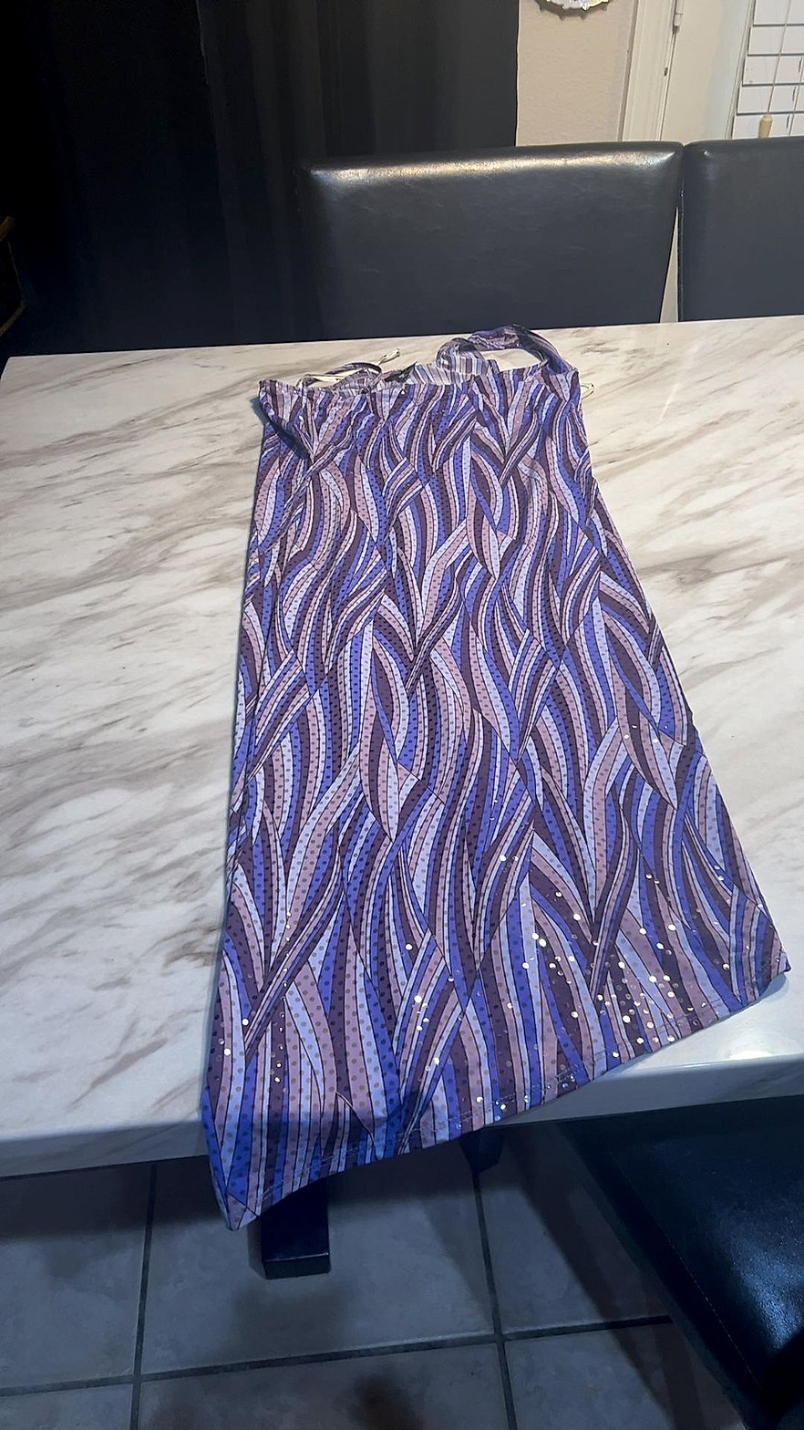 My Michelle Y2K Sleeveless Sequin Print Dress Very Good Condition
