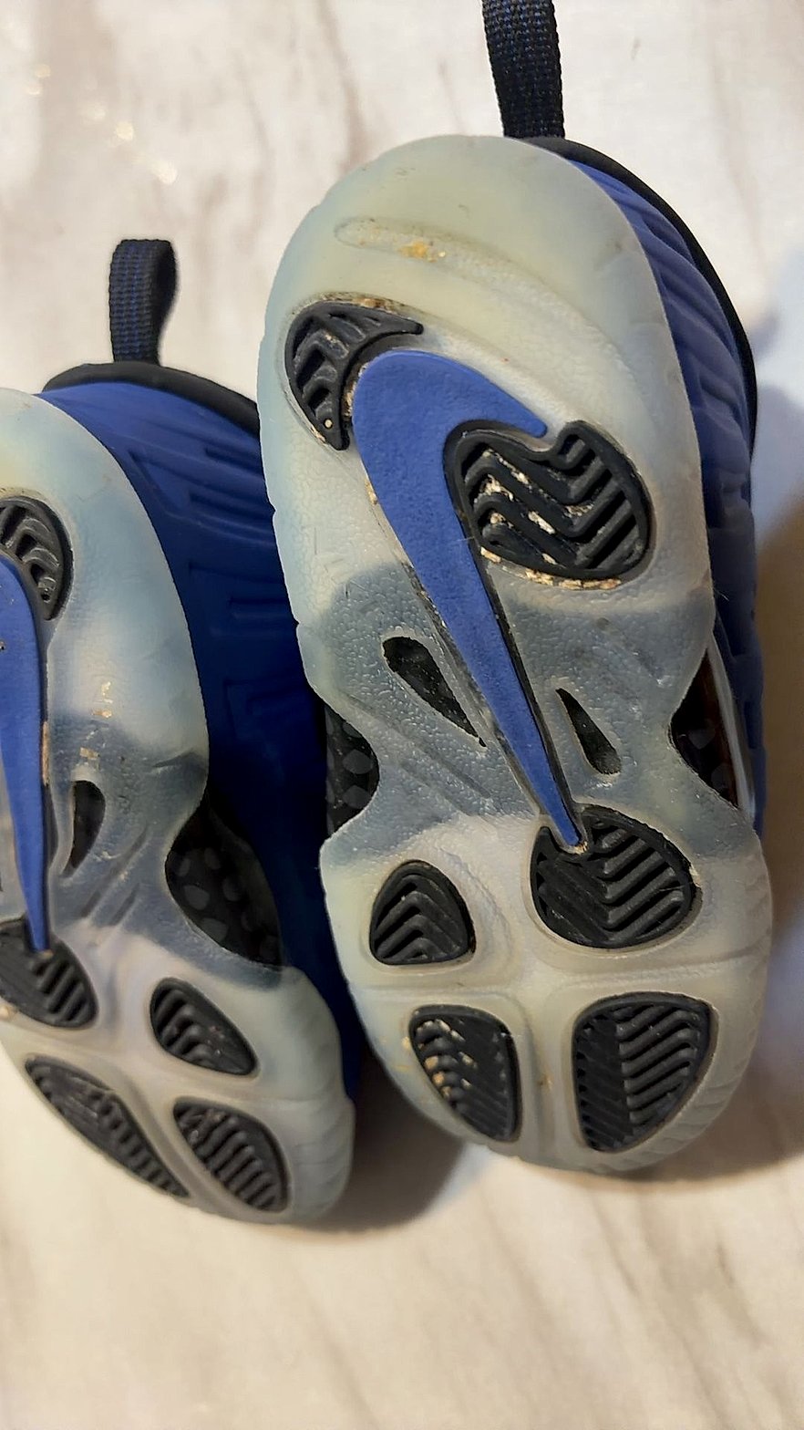 Nike Little Posite One Toddler Sharpie Pack Royal Blue