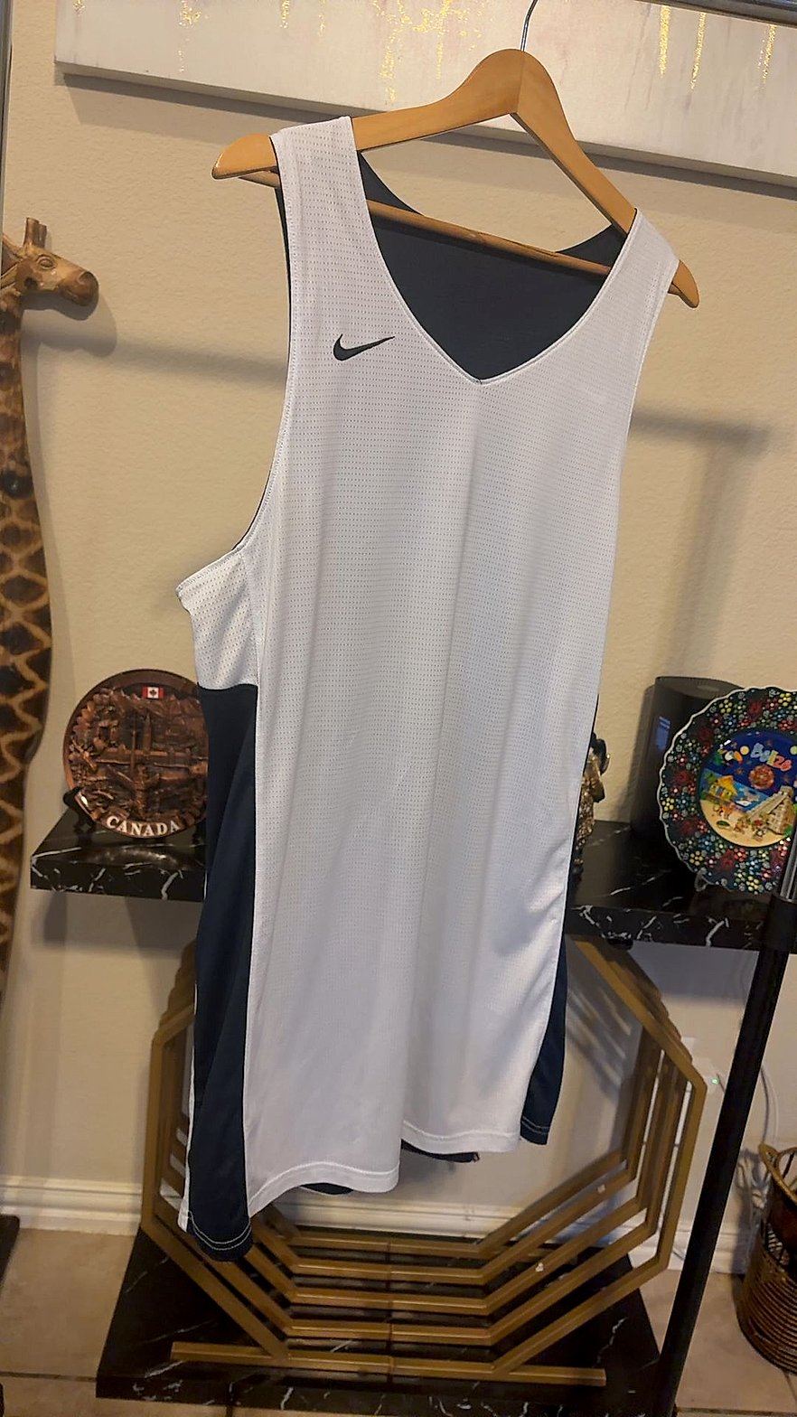 Nike Team Reversible Basketball Jersey, Navy/White