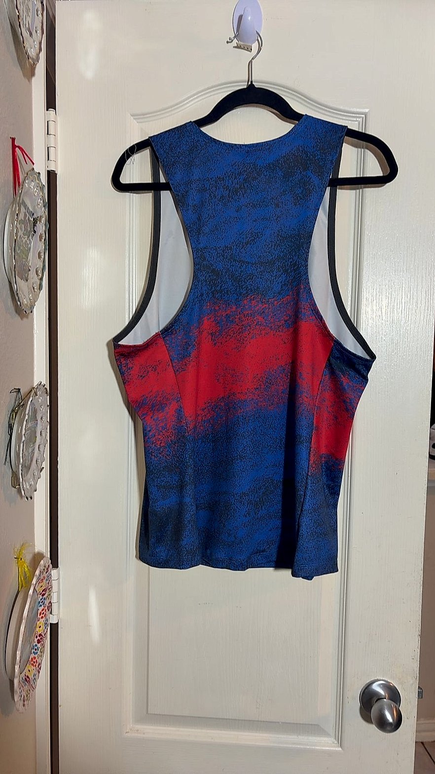 Nike Team Running Singlet Tank Top with 'NSU' Logo