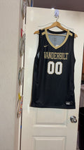 Nike Team Vanderbilt Commodores #00 Basketball Jersey, Black/Gold, Size L