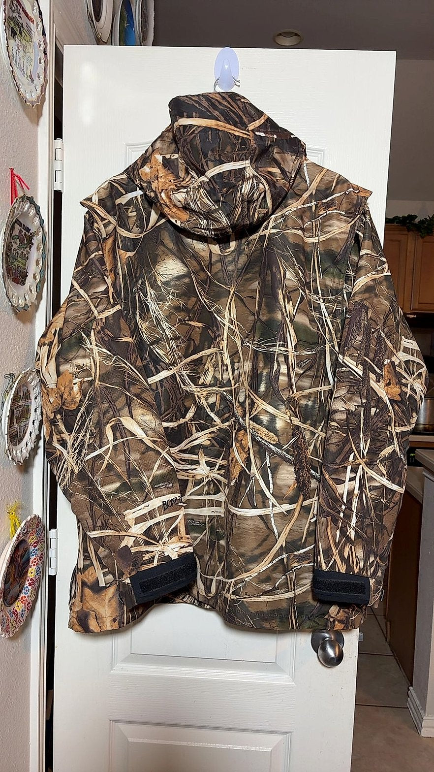 Redhead Bone Dry Waterfowl Hunting Jacket in Advantage MAX-4 HD Camo
