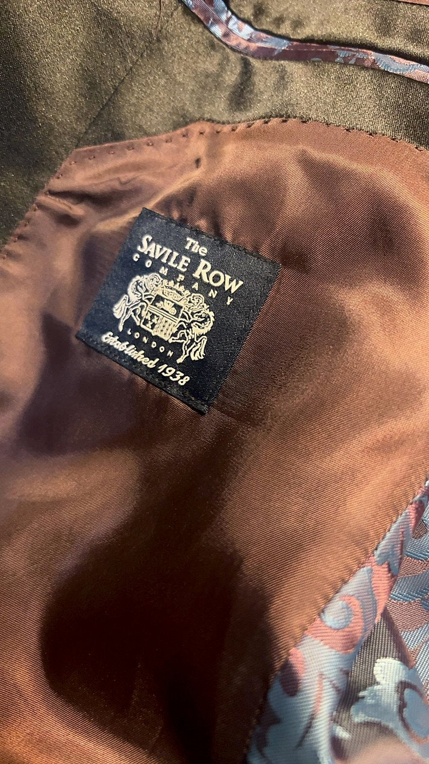 Savile Row Company Shawl Lapel Tuxedo Dinner Jacket Very Good Cond