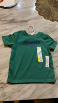 Wonder Nation Toddler Boys' Green 'Howdy' Short Sleeve Graphic Tee, Size 3T