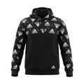 Adidas M FL GFX Allover Print Pullover Hoodie Black Size L