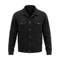 Custom Tupac "Poetic Justice" Graphic Patch Black Denim Trucker Jacket