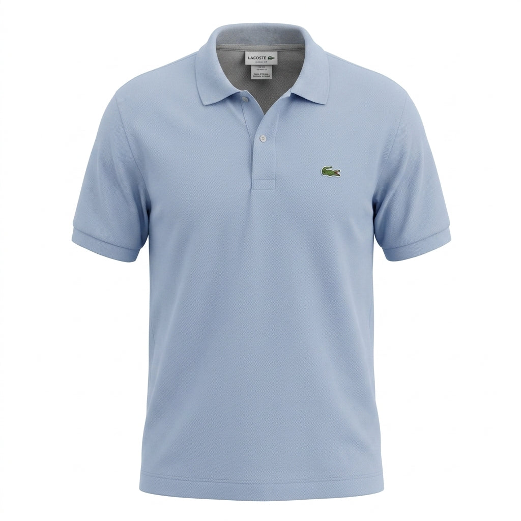 Lacoste Classic Fit Pique Polo Shirt, Light Blue, Size 7 (XXL)