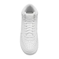 Nike Court Vision Mid White Leather Sneakers