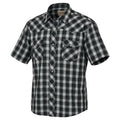 Wrangler Western Shirts Men's Short-Sleeve Pearl Snap Plaid Shirt