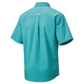 Ariat Men's Short Sleeve Button-Down Western Shirt, Teal Medallion Print, Size XXL
